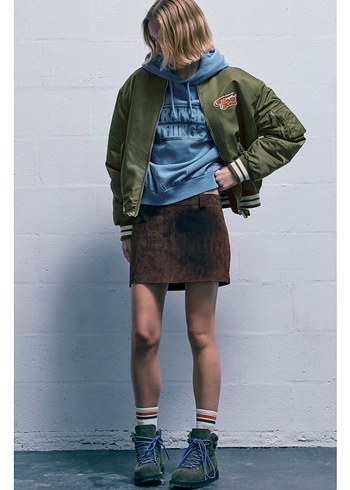 Pull&Bear Stranger Things Bomber Ceket - Görsel 5