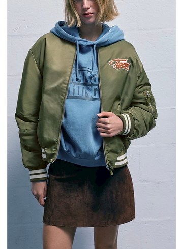 Pull&Bear Stranger Things Bomber Ceket - Görsel 3