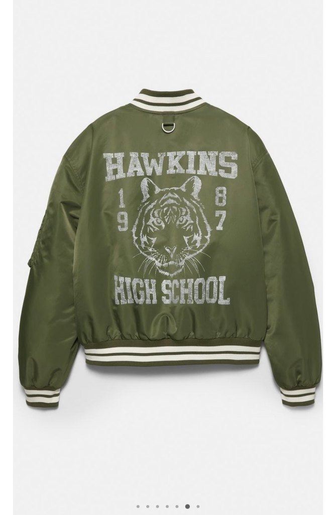 Pull&Bear Stranger Things Bomber Ceket - Görsel 2