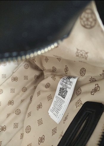 Guess Siyah Deri Tokalı Kadın Çanta - Görsel 5