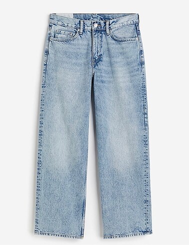 H&M H&M 0 Pamuk Straight Relaxed Fit Jean