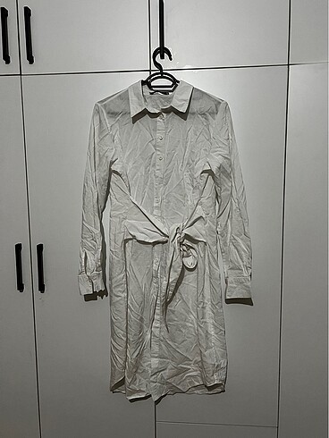 Beyaz gömlek kimono