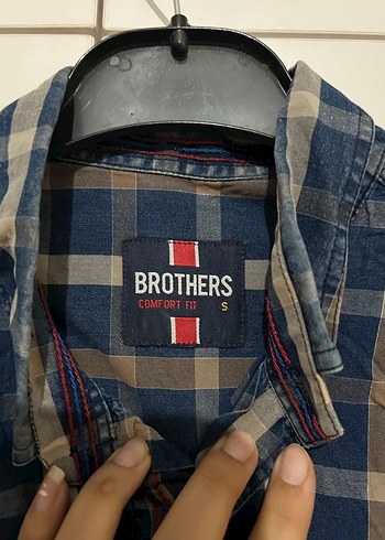 Erkek Lacivert Kısa Kollu Kareli Gömlek - Görsel 3