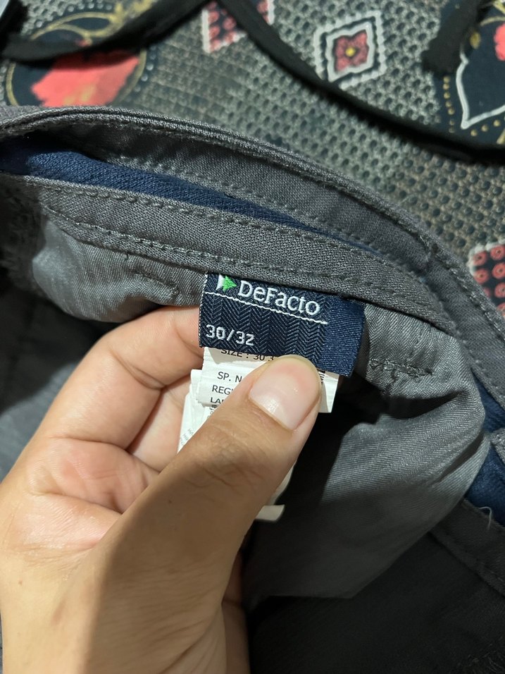 Siyah Kemerli Erkek Street Pantolon - Görsel 4