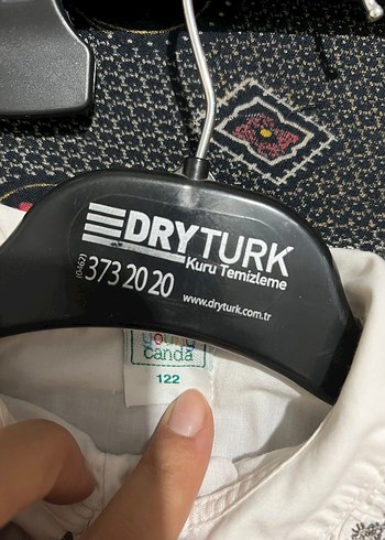 Nakışlı Düğmeli kız çocuk gömlek - Görsel 3