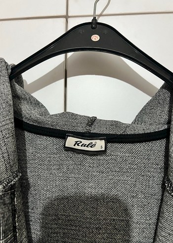 Gri Kapüşonlu Örgü Erkek Hırka - Görsel 3