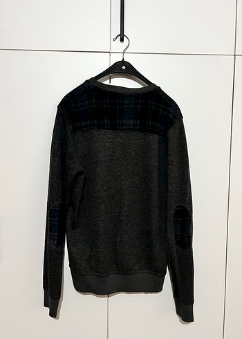 Gri Erkek Uzun Kollu Triko Kazak - Görsel 2