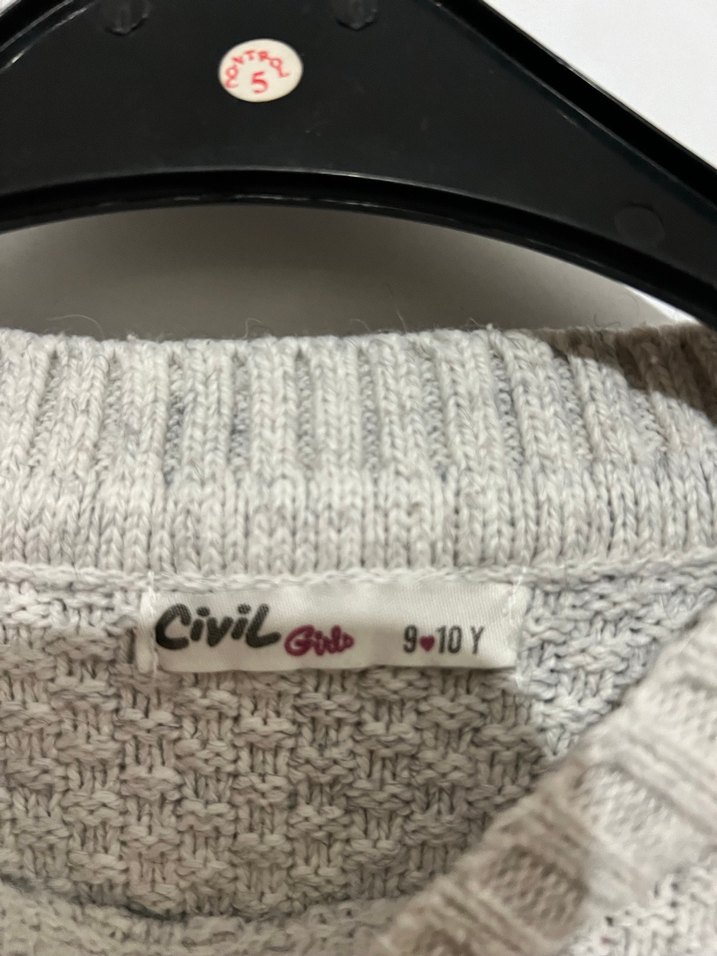 Kız çocuk kazak triko - Görsel 3