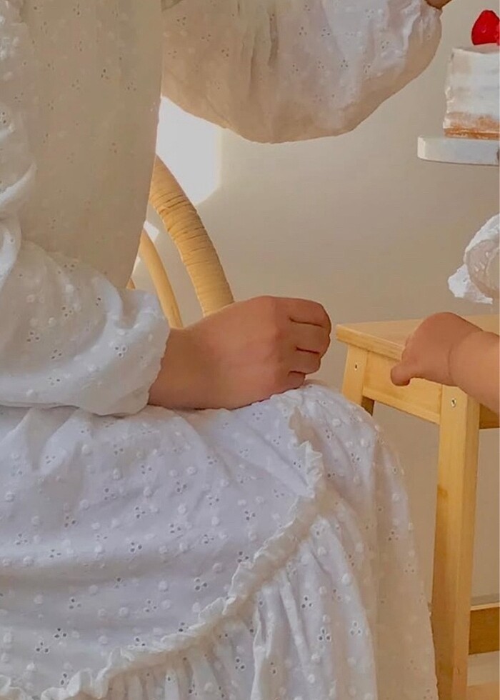 Mevra beyaz elbise - Görsel 2