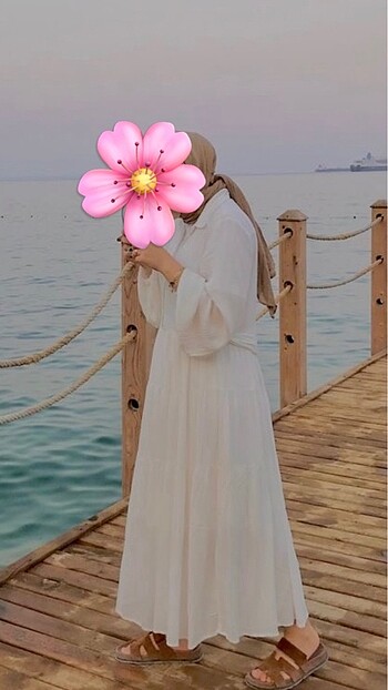 LCW beyaz elbise
