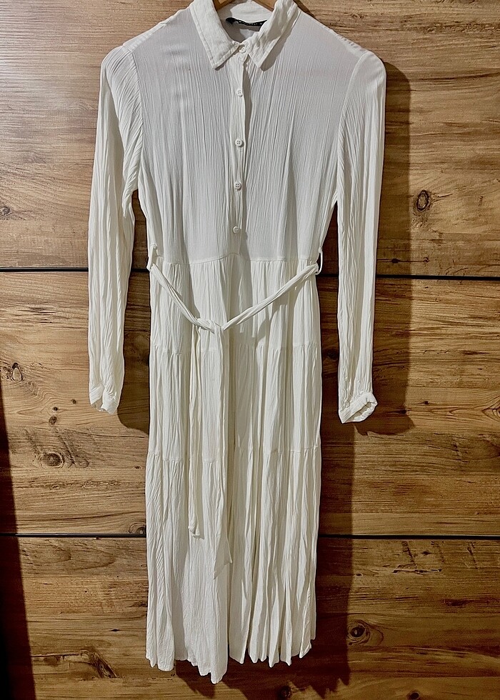 LCW beyaz elbise - Görsel 5