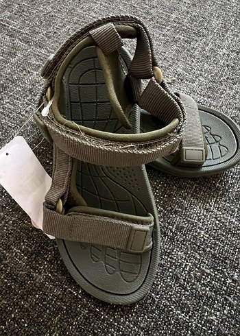 Gri Erkek Spor Outdoor Sandalet