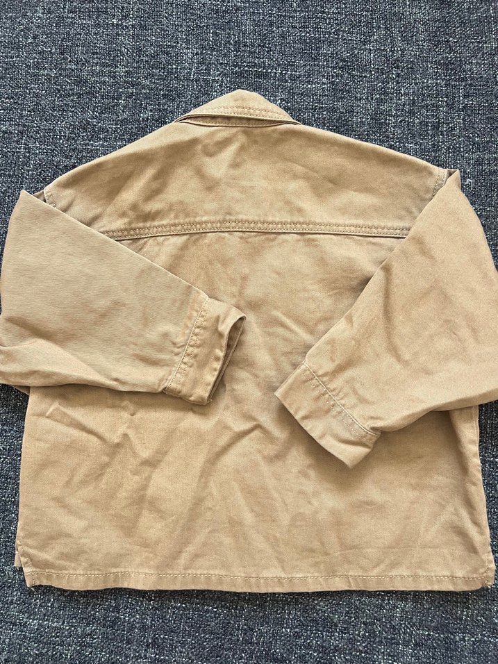 Düğmeli Kahverengi  Erkek Çocuk Ceketi - Görsel 2