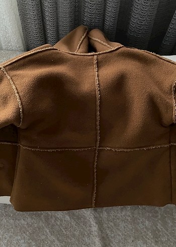 Zara Kahverengi Kürklü Erkek Çocuk Kaban - Görsel 3