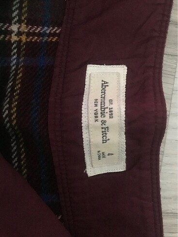 Abercrombie & Fitch ekose etek