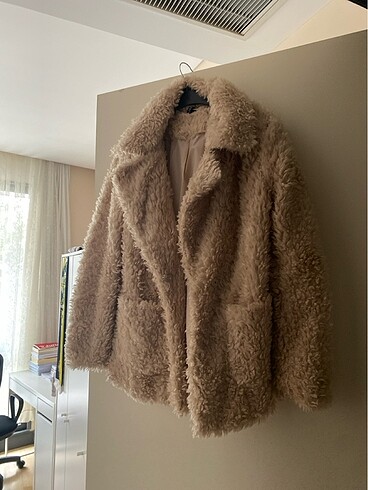s Beden H&M kürklü peluş ceket