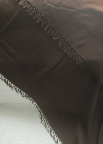 Kahverengi Kadın Püsküllü Şal - Görsel 7