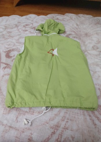 kapşonlu çocuk yelek - Görsel 4