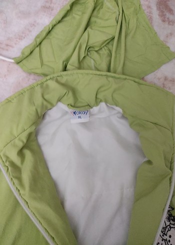 kapşonlu çocuk yelek - Görsel 2