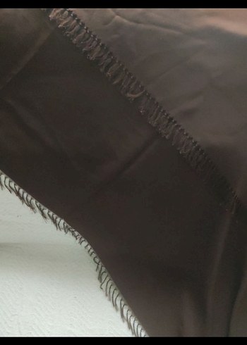 Kahverengi Püsküllü Kadın Şal - Görsel 6