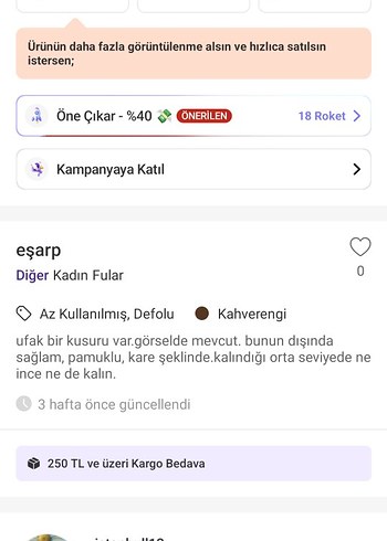 Kahverengi Püsküllü Kadın Şal - Görsel 8