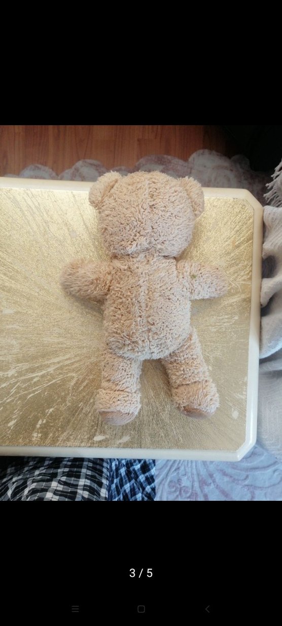 Bej Renkli Peluş Oyuncak Ayı - Görsel 3