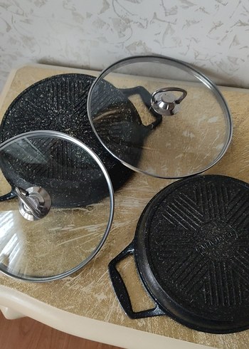 Siyah Granit Görünümlü Tencere Seti - Görsel 5