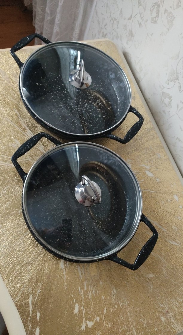 Siyah Granit Görünümlü Tencere Seti - Görsel 2