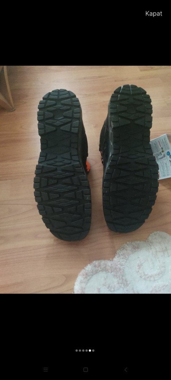 Siyah Bağcıklı Erkek Outdoor Bot - Görsel 4