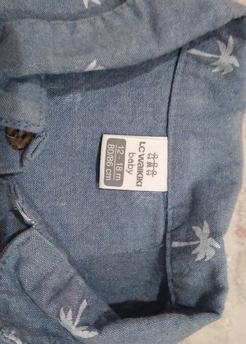 Düğmeli Erkek Bebek Kot Body - Görsel 2