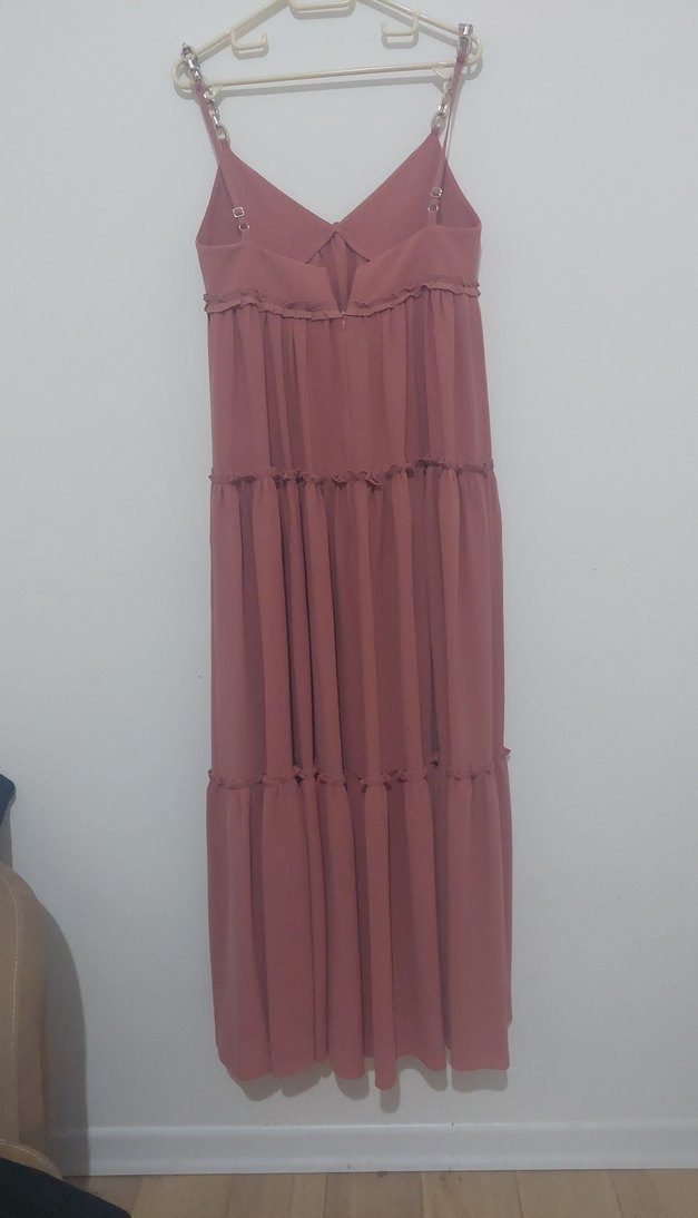 lovemetoo 
cok hoş bi renk askılı elbise - Görsel 2