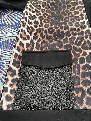 xl Beden siyah Renk Leopar