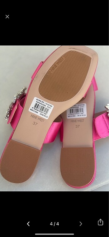 37 Beden pembe Renk Nine west 37