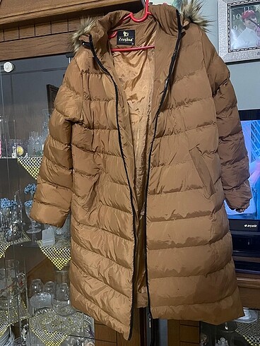 44 Beden camel Renk Kadın mont