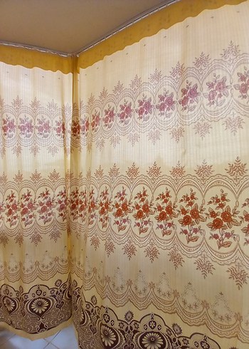 Bej Nakışlı Perde - Görsel 3