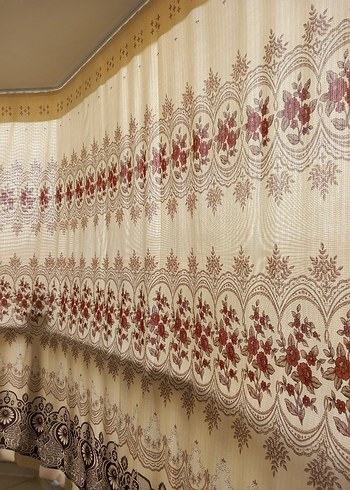 Bej Nakışlı Perde - Görsel 10