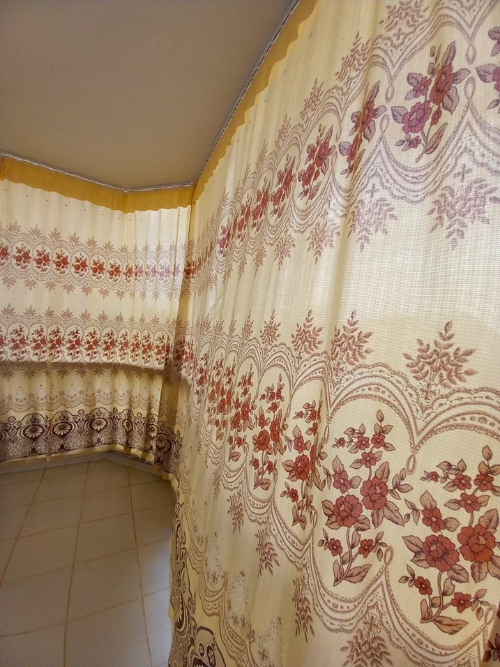 Bej Nakışlı Perde - Görsel 2