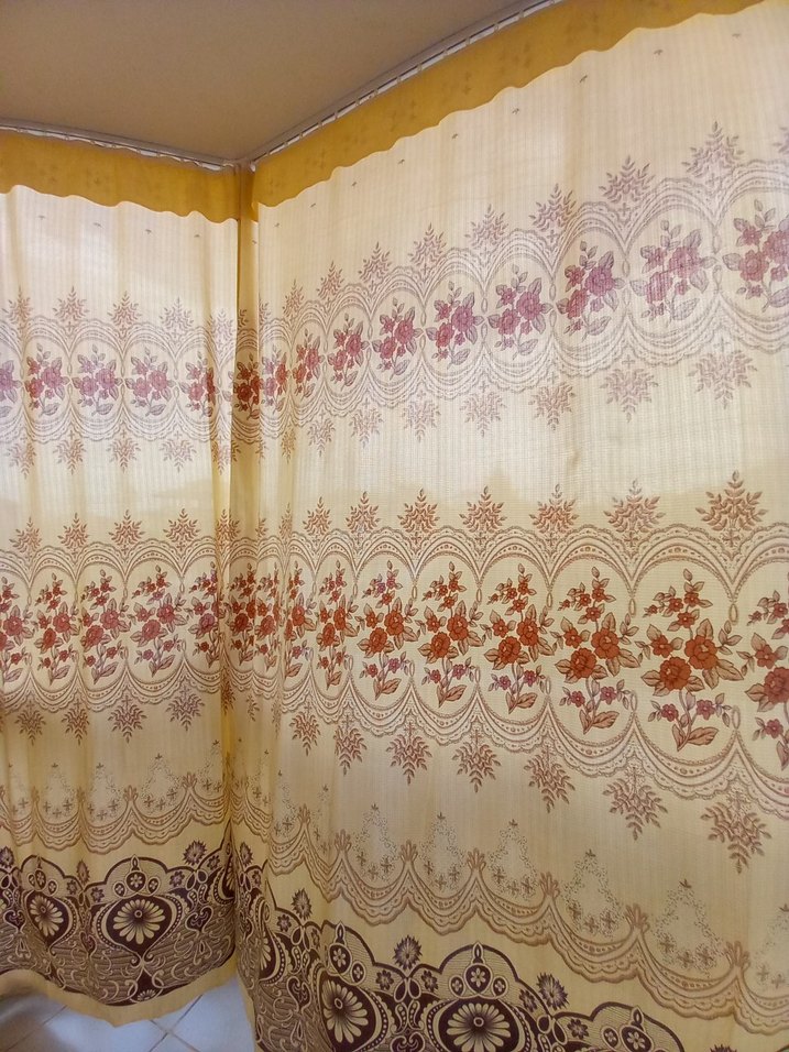 Bej Nakışlı Perde - Görsel 3