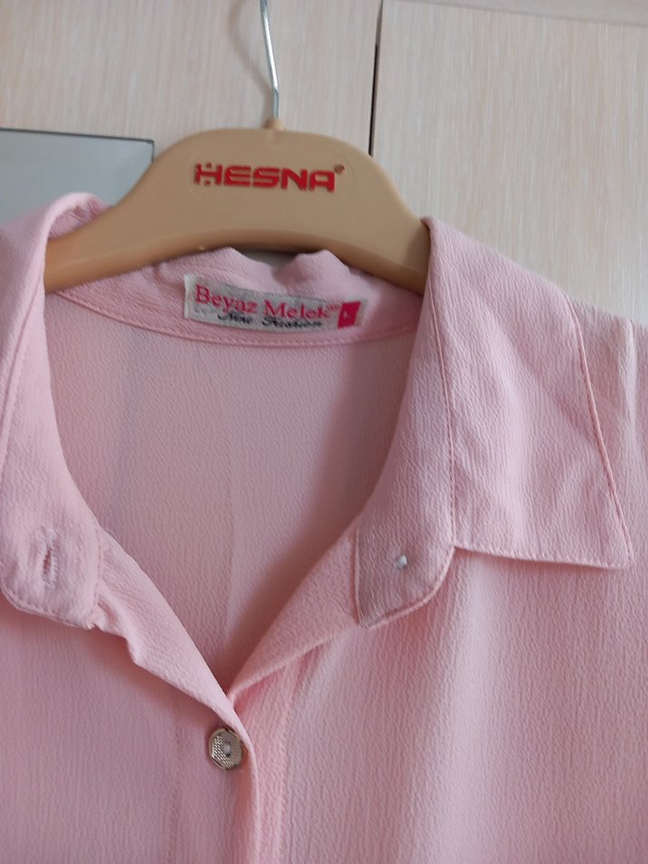 Pembe Bohem Uzun Kollu Gömlek - Görsel 2