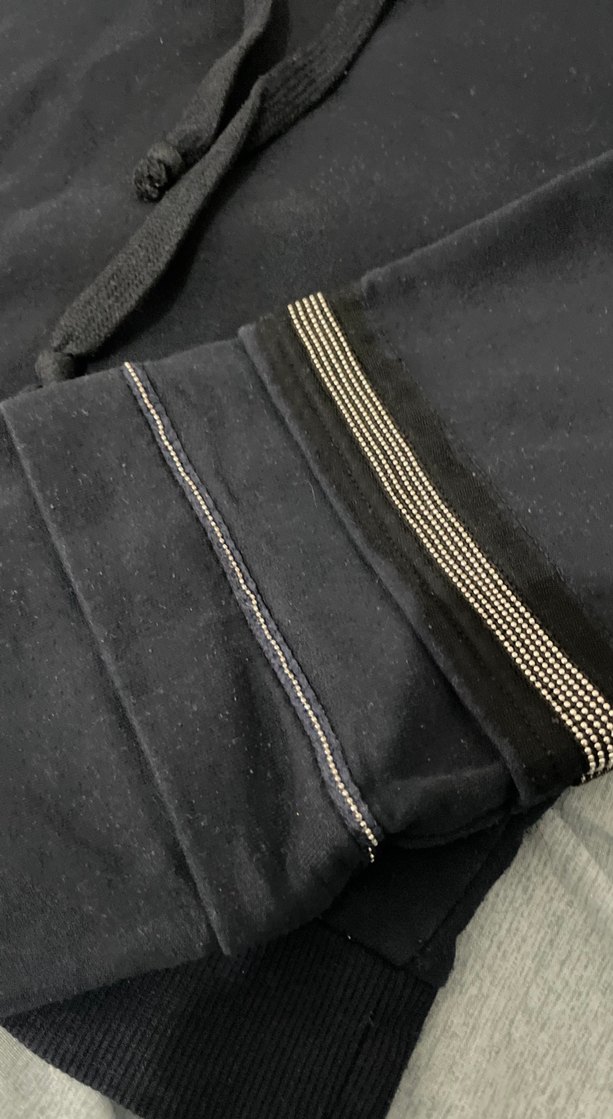 Lacivert Kapüşonlu Fermuarlı Kadın Sweatshirt - Görsel 3