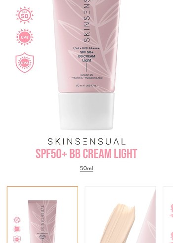 Skinsensual O+ BB Cream Light 50 ml - Görsel 3