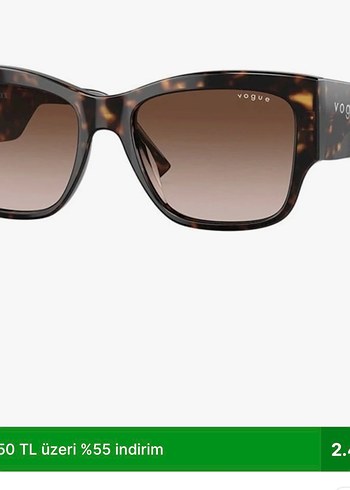 Vogue Klasik Kadın Güneş Gözlüğü - Görsel 9