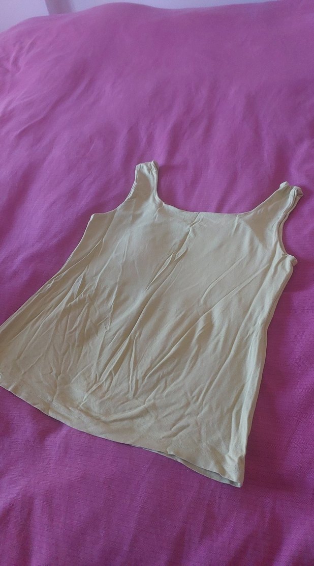 Yesil Penye Kadın Atlet - Görsel 3