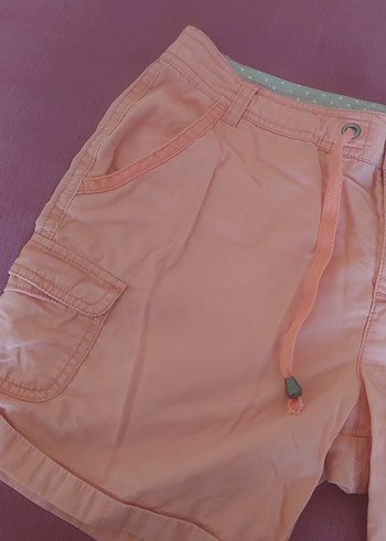 Pudra rengi Kadın Mini Rahat Şort - Görsel 3