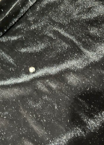 Kadın Siyah kadife Kumaş Pantolon boncuklu - Görsel 3