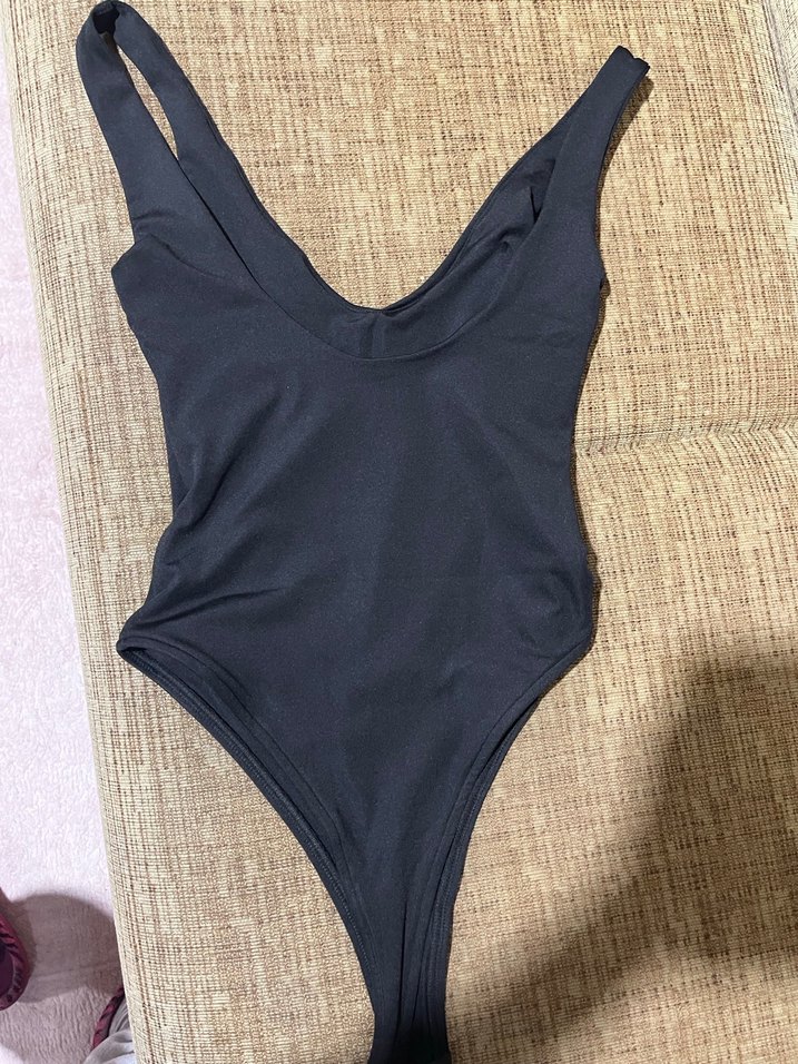 Siyah askılı Body - Görsel 2