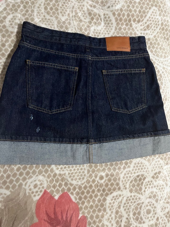 Lacivert Kot Etek - Görsel 2