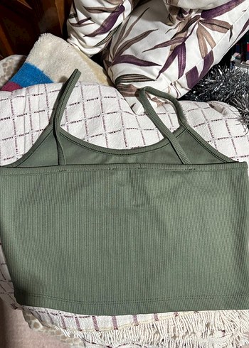 Kadın Haki İnce Askılı - Görsel 2