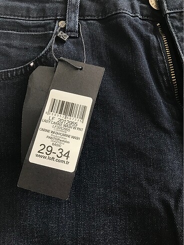 29 Beden lacivert Renk Loft jean
