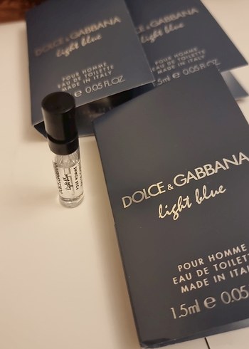 Dolce & Gabbana Light Blue Erkek Parfümü 1.5 ml